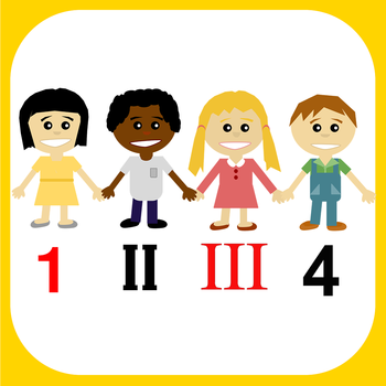 Roman Numerals and 123 for Kids 教育 App LOGO-APP開箱王