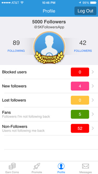 【免費生產應用App】5000 Followers Pro for Twitter - Get followers, retweets and favorites-APP點子