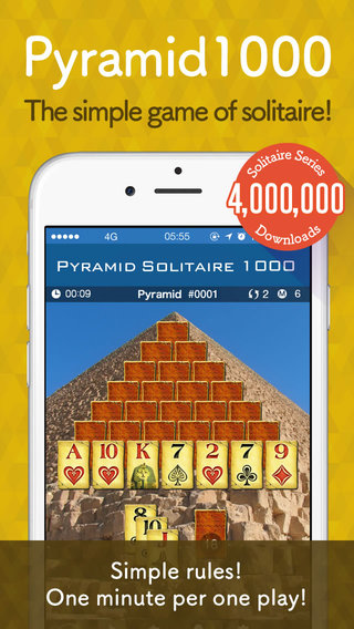 Pyramid 1000 - Solitaire Simple Game