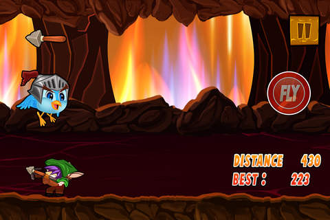 An Enchanted Real of Bird Knights - A Legendary Wars in Fire Age FREE screenshot 2