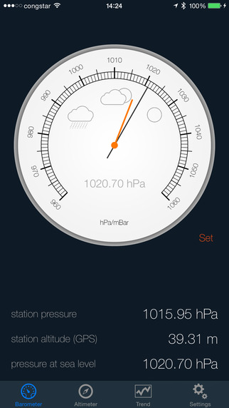 Barometer Altimeter for iPhone 6 iPad Air 2