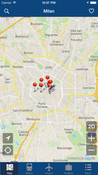 Milan Offline Map - City Metro Airport