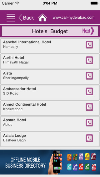 免費下載旅遊APP|Call Hyderabad Offline Business Directory app開箱文|APP開箱王