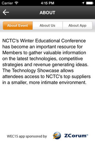NCTC WEC 2015 screenshot 2