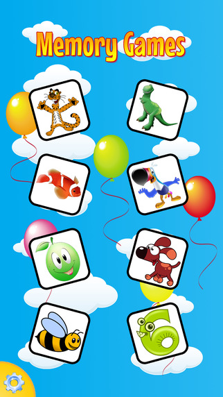 Memory Games Free with Dinosaurs Dogs Birds Animals for Kids and Toddlers