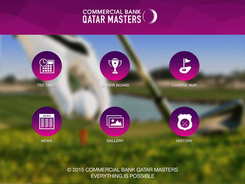 【免費運動App】Commercial Bank Qatar Masters-APP點子