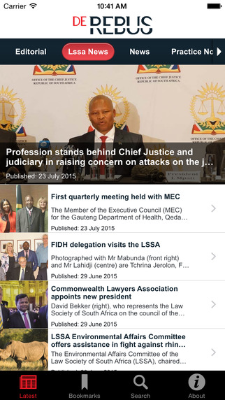 De Rebus the SA attorneys journal