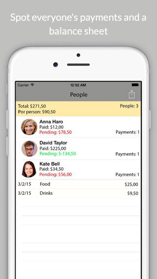 【免費財經App】BuddiesBill - settle up payments & expenses in group!-APP點子