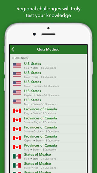 【免費遊戲App】GeoChallenge - Flags Quiz - including Countries, States, Capitals and Maps-APP點子