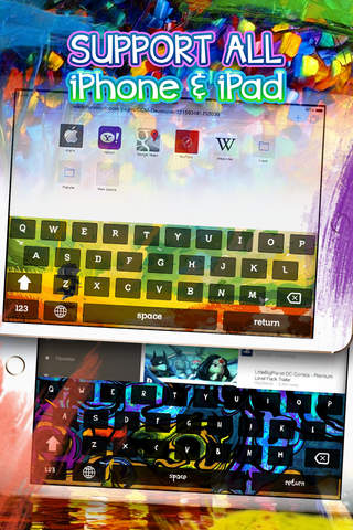 KeyCCM – Abstract : Custom Color & Wallpaper Keyboard Themes in The Art Gallery  Designs Style screenshot 3