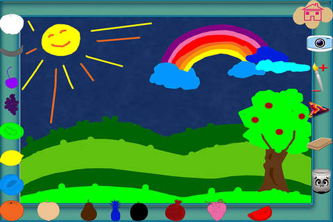 Fruits Draw Magical Game screenshot 2