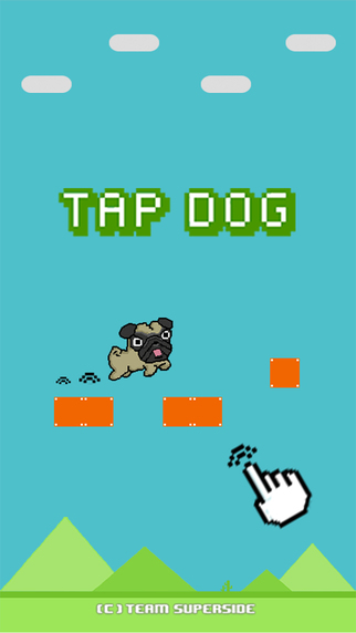 Tap Dog - flappybird for jumping arcade game