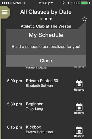 Athletic Club at The Westin screenshot 3