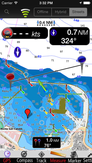 Gargano GPS Nautical charts