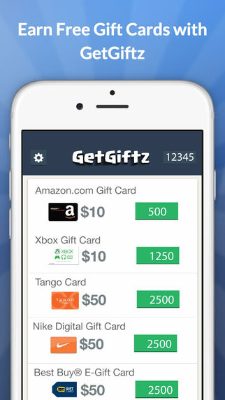 GetGiftz - Earn Free Gift Cards