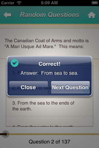 Canadian Citizenship Quiz screenshot 4