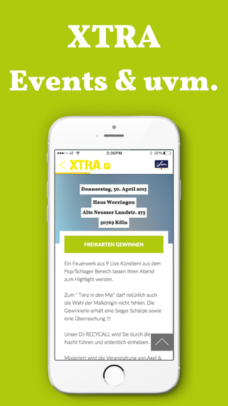 【免費新聞App】XTRA - Deine App für Köln mit News, Events, Tickets & Freikarten-APP點子