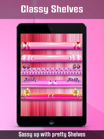 【免費娛樂App】Girly Wallpaper Maker in Pink - Make Backgrounds for Home Screen with Frame, Shelf & Docks-APP點子