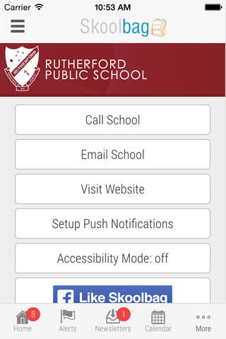 Rutherford Public School - Skoolbag screenshot 4