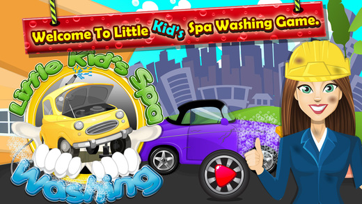 Little Kids car spa and Washing - free kids games