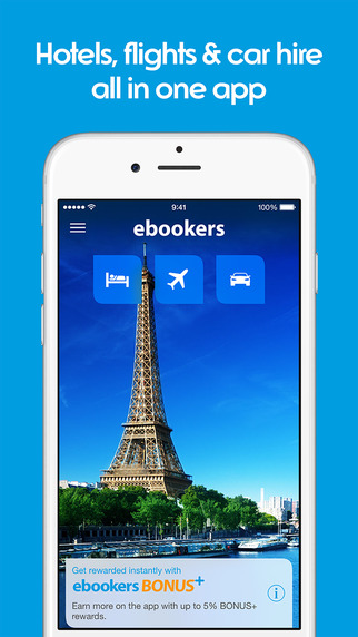 【免費旅遊App】ebookers Travel - Hotels, Flights, Car Hire-APP點子