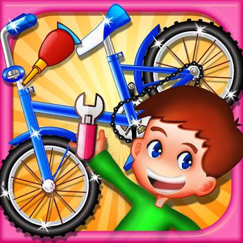 Cleaning bike-kids game 遊戲 App LOGO-APP開箱王