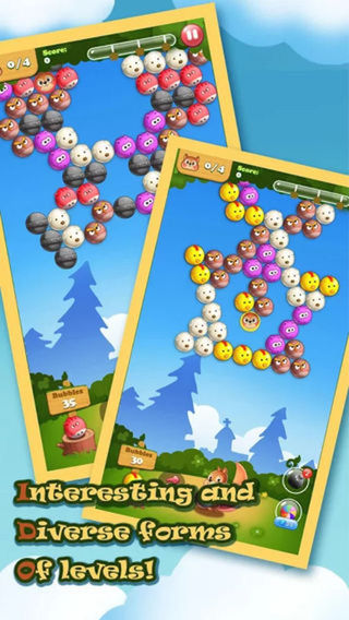 【免費遊戲App】Forest Heroes Saga - Bubble Shooter Game for Pet Rescue-APP點子