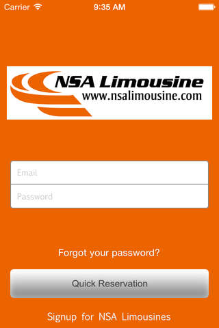NSA Limousines screenshot 2