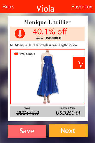 Viola Fashion Savior - Luxury Shopping Discount App screenshot 2