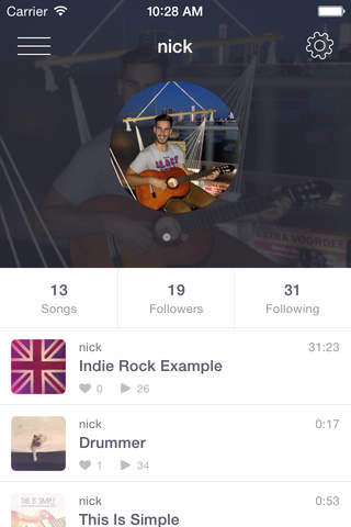 Composr, record songs socially screenshot 3
