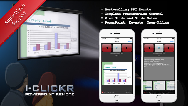 i-Clickr Remote for PowerPoint Tablet