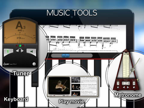 【免費音樂App】Sheet Music Reader “piaScore” - Catalog of Songs with Guitar Tablature & Piano with Metronome & Chromatic Tuner-APP點子