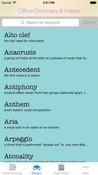 Symphony Glossary Flashcards and Quiz: Cheatsheets and Free Video Lessons