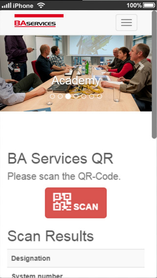 BA Services QR