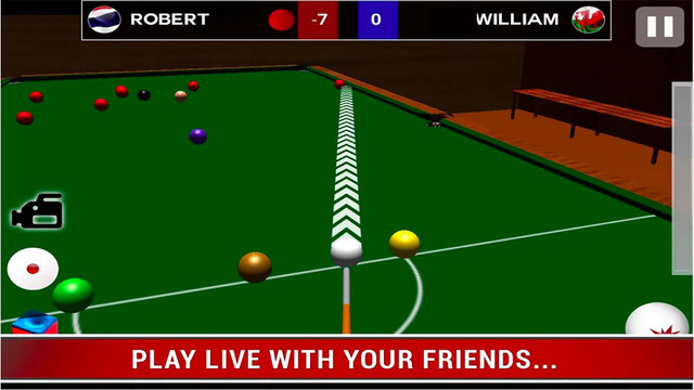 【免費遊戲App】Lets Play Snooker 3D Free-APP點子