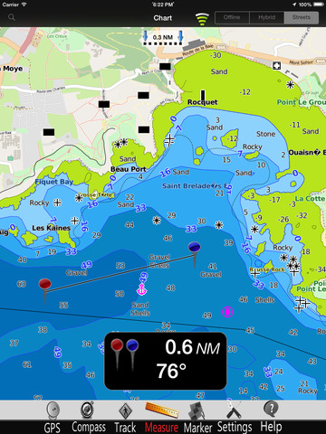 Channel Is. Nautical Chart Pro screenshot 2
