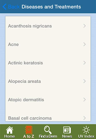 Dermatology A-Z screenshot 3