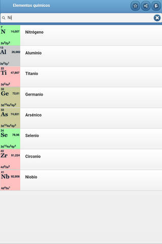 Directory of chemical elements screenshot 4