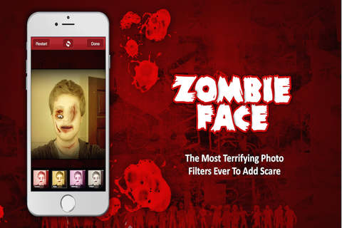 Zombie Face booth.The real scary FX editor Prank that Turn yourself into a real ugly creature! screenshot 4
