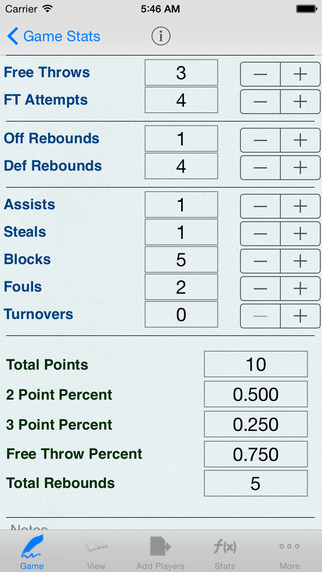 【免費運動App】Basketball Stats, Game Notes & Player Statistics: Field Goals, Assists, Free Throws, Rebounds, Steals, Blocks, Turnovers & Fouls-APP點子
