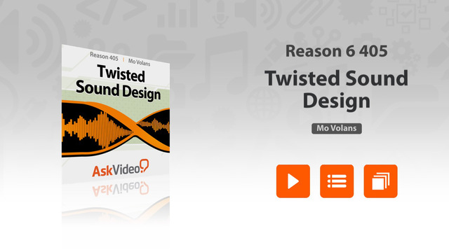 Course for Reason 6 405 - Twisted Sound Design