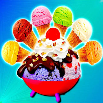 An Ice Cream Cone Sundae Maker! HD LOGO-APP點子