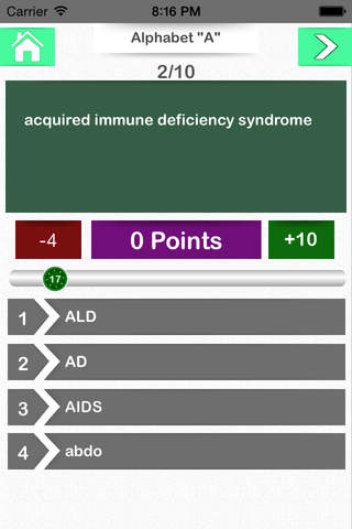 Quzzium - Nursing Abbreviation Quiz screenshot 3