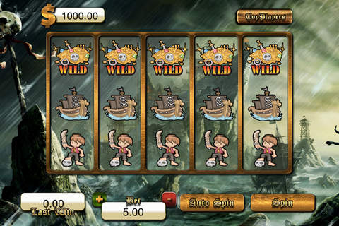 Buccaneer Pirate Slots - Dead Island Legend FREE Casino Game screenshot 2