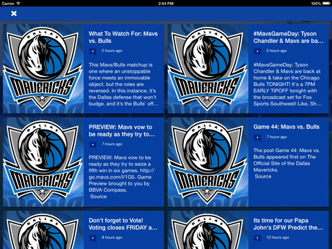 Official Dallas Mavericks screenshot 2