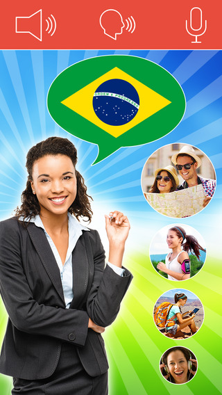 Speak Brazilian Portuguese FREE - Interactive Conversation Course with Mondly to learn a language wi