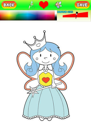 Coloring For Fairy Pages screenshot 2