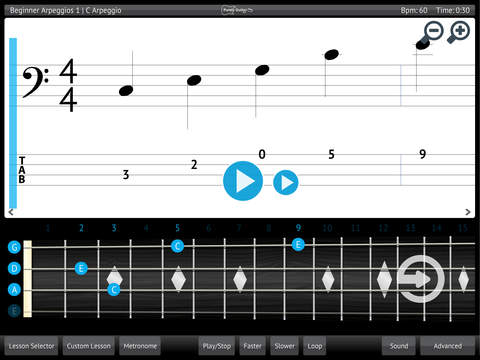 Learn Practice Guitar Lessons with Purely Bass Guitar