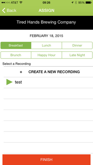 FoodPub Owner Audio App