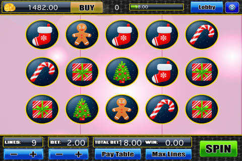A 2015 New Years Sweet Candy Cookie with Jewel Casino Games - Best Wild Doubledown Slots Blitz Free screenshot 2